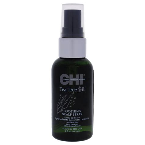 Spray Para El Cabello Chi Chi Tea Tree Oil Soothing Scalp Spray Spray Para El Cabello Unisex 2oz