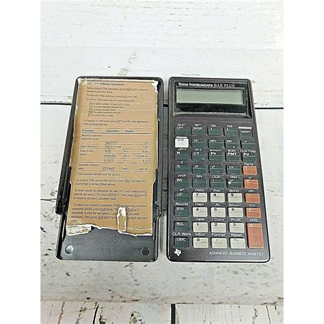 Texas Instruments Ba Ii Plus Professional Calculator Good Pre Owned