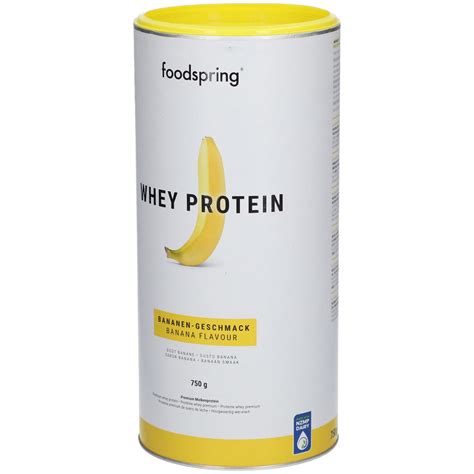 Foodspring Whey Protein Banane 750 G Shop Apotheke At