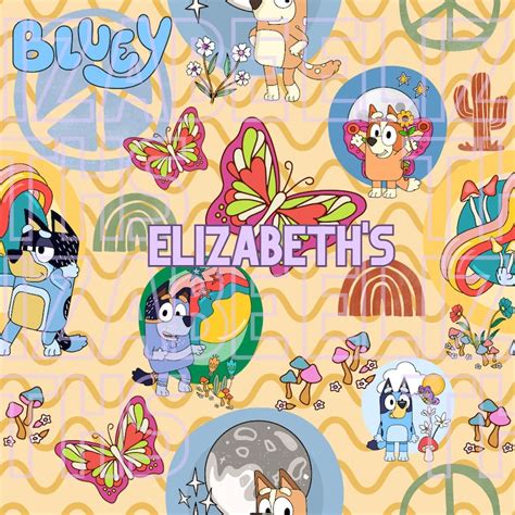 Digital Bluey Bluey Digital Paper Bluey Digital Papers Etsy