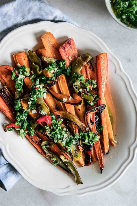 Roasted Carrots And Bell Peppers Fork In The Road