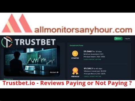 Trustbet Io Reviews Paying Or Not Paying All Hyip HYIP Daily