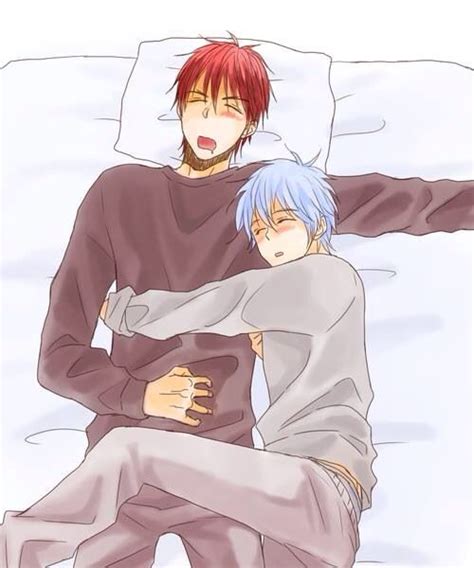 Kagami Taiga X Kuroko Tetsuya Kuroko No Basuke Kagakuro Sleeping