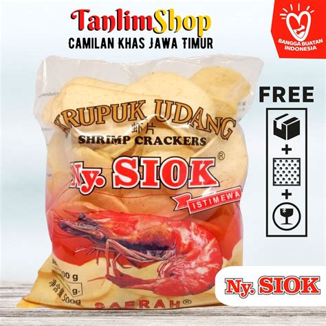 Jual Krupuk Kerupuk Udang Oval Ny Siok 500gr Indonesia Shopee Indonesia