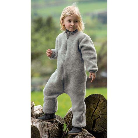 Engel Natur Baby Und Kleinkinder Fleece Overall Reine Bio Wolle