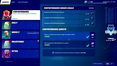 Fortnite Complete Fortnitemares Quests Day How To Complete