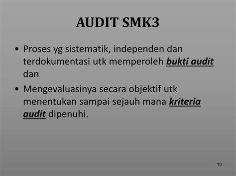 INTERPRETASI KRITERIA AUDIT SMK3 Copy 2 Pdf