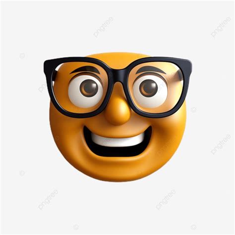 Nerd Face Emoji Nerd Face Emoji Transparent Png Transparent Image