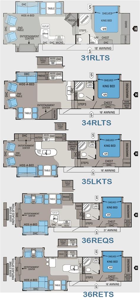 North Point 5th Wheel Floor Plans Two Bedroom Fifth Wheel Floor Plans