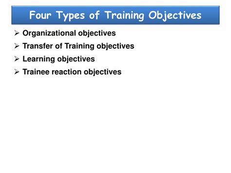 Ppt Training Objectives Powerpoint Presentation Free Download Id