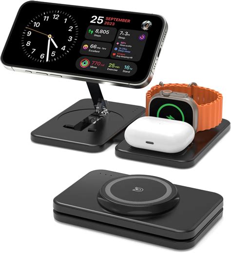 Mag Safe Ladestation F R Iphone Wireless Charger In Faltbare