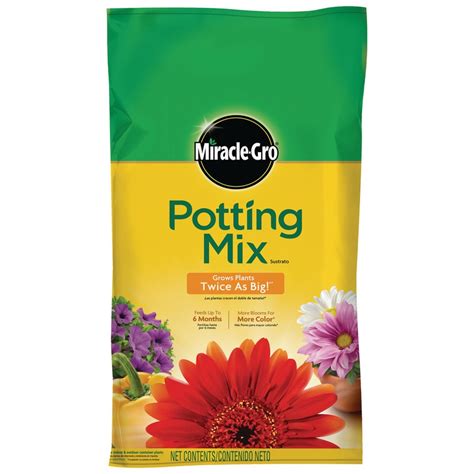 Shop Miracle Gro 25 Quart Potting Mix With Fertilizer At