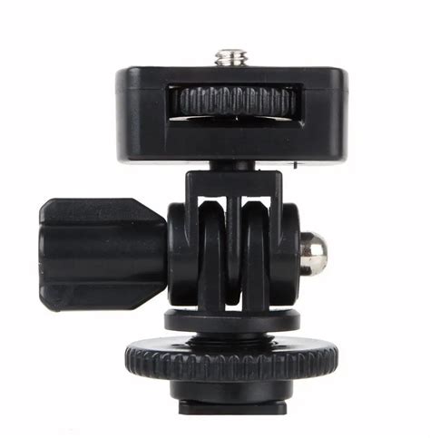 360 Adjustable Angle Pole Hot Shoe Mount Adapter With 1 4 20 Screw To