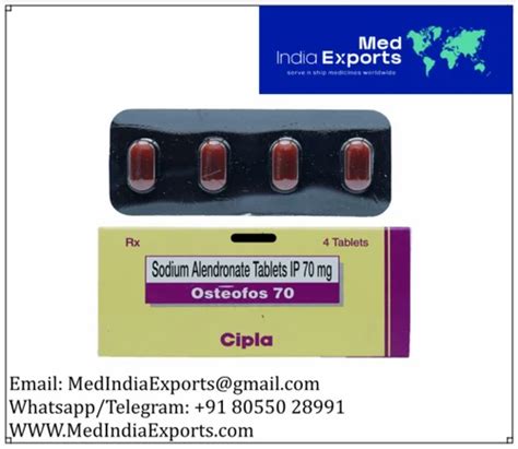 Alendronate Sodium Tablet Mg At Rs Stripe In Yerkheda Id