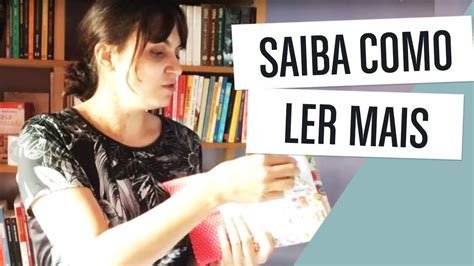 DICAS PARA LER MAIS LIVROS YouTube