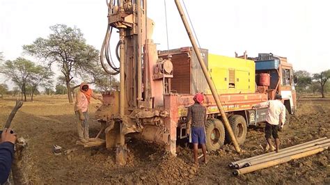 Borewell Drilling Full Video Coming Water In 60 Feet Deep Drilling