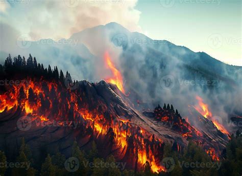 Volcano fire lava 30530586 Stock Photo at Vecteezy