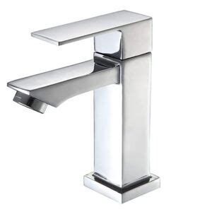 Torneira Banheiro Luxo Quadrada Volta Inox A O Cromada Leroy Merlin