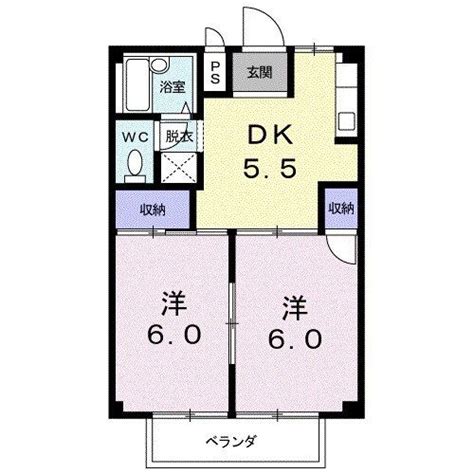 シーサイドハイツ 賃貸アパート 2階 2c 2dkの物件詳細 いい部屋ネットの大東建託リーシング