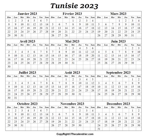 Calendrier Scolaire 2022 2023 Tunisie Image To U