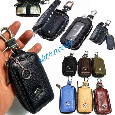 Jual Dompet Kunci Mobil Remote Keyless Dan Stnk Kulit Asli Gantungan