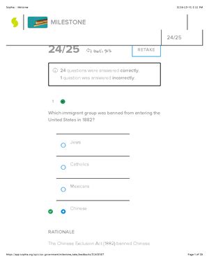 Sophia Principles Of Finance Unit Milestone That S