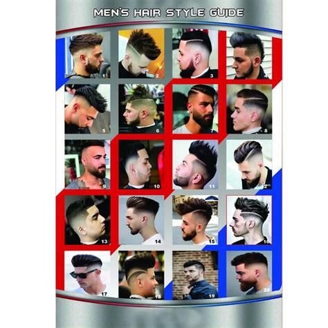 24x36 Barbershop Affiche Coiffure Moderne Pour Les Hommes Etsy