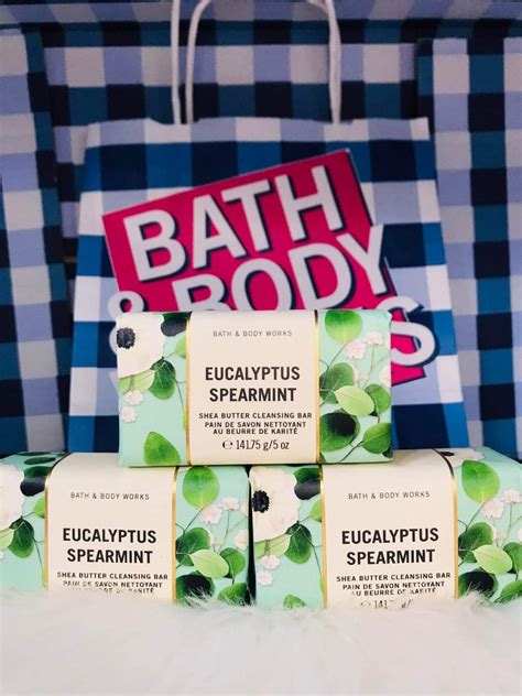 Bath And Body Works Eucalyptus Spearmint 14175g Bar Soap Shea Butter Cleansing Bar