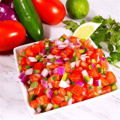 Mexican Homemade Classic Pico De Gallo Salsa Fresca This Old Gal