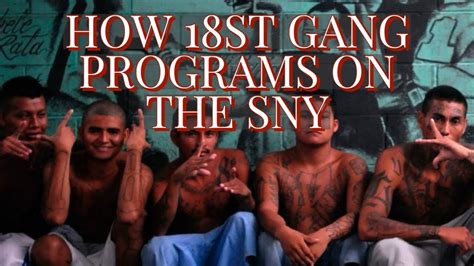 HOW THE 18ST GANG MEMBERS FUNCTION ON THE SNY YARDS HOW RIDERS AND