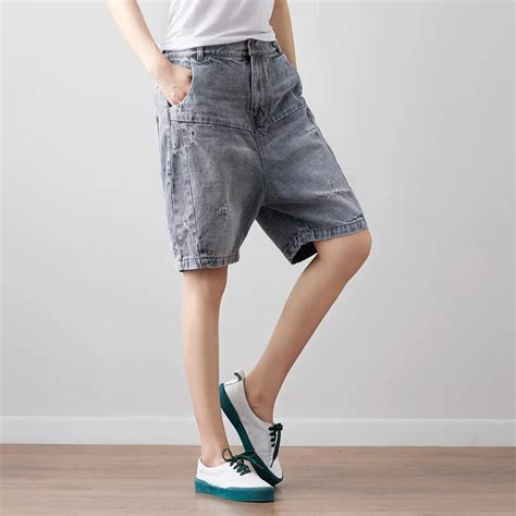 High Waist Shorts Women Plus Size Casual 2018 Spring Summer Cotton