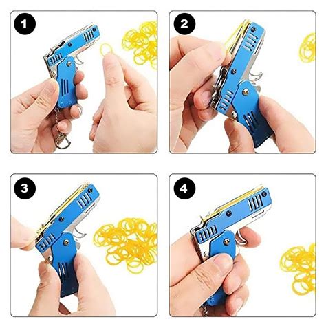 Mini Folding Rubber Band Gun Tonya Toys