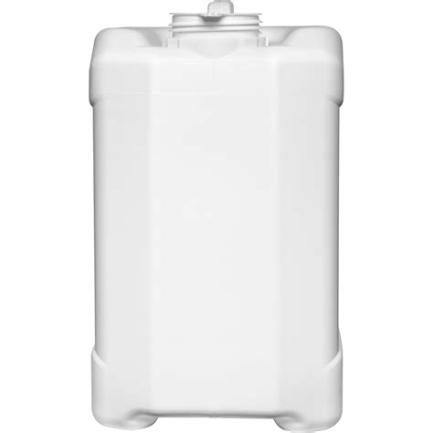 Gallon L White Plastic Tight Head Container Tamper Evident