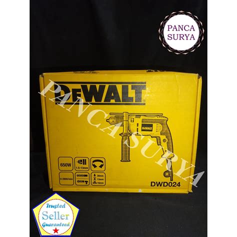 Jual Mesin Bor Tembok Beton 13mm Impact Drill DWD024 DeWALT Shopee