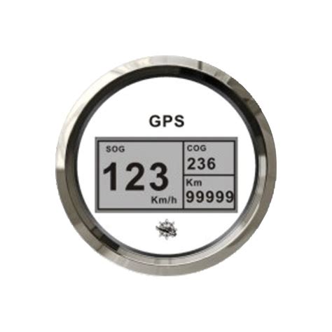 Osculati Indicateur Vitesse Compas Totalisat GPS Blan Polie OSC 27 781