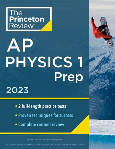 Princeton Review AP Physics 1 Prep 2023 By Princeton Review Paperback