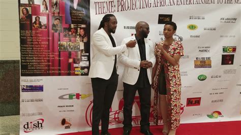 King Of Poetry Blaq Ice Walks The Red Carpet A Night Of African