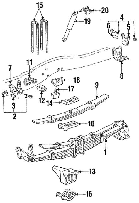 Rear Suspension For 1997 Ford F 350 Quirkparts