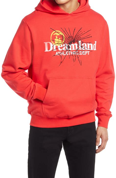 Buy Renowned Dreamland Athletic Hoodie Red At 50 Off Editorialist