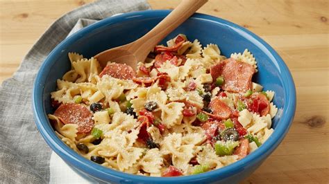 Pepperoni Pizza Pasta Salad Barbcarp Copy Me That