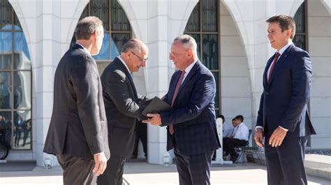 Elder Ulisses Soares Welcomes the Vice President of Brazil, Geraldo ...