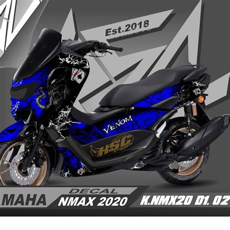 Jual Harga Bersahabat PROMO Decal Stiker FullBody Motor Yamaha Nmax