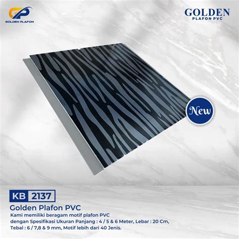 Jual Plafon Pvc Golden Plafon Pvc Kb Tangerang Golden Roof Polymer