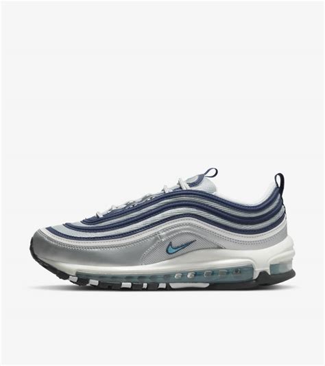 วันเปิดตัว Air Max 97 Metallic Silver And Chlorine Blue ผู้หญิง