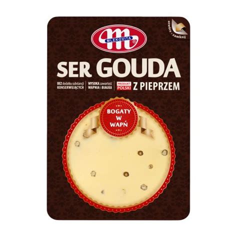 Ser Gouda Z Pieprzem Plastry Sery W Plastrach Sery I Serki