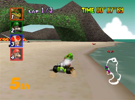 File MK64 Koopa Troopa Beach Waterpath Shortcut StrategyWiki