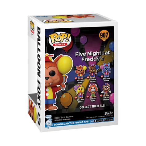 Fnaf Security Breach Pop Games N Balloon Foxy Shopforgeek