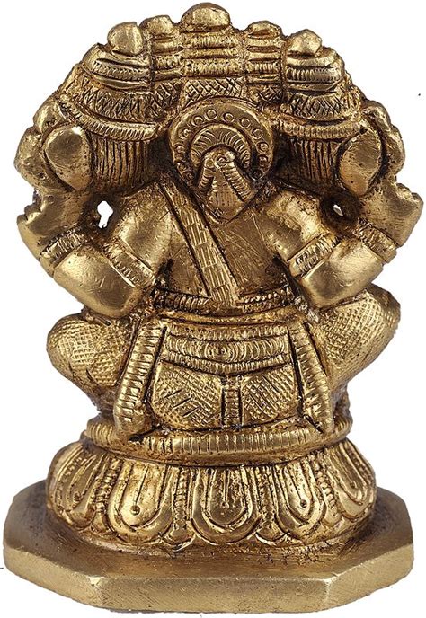 Five Headed Ganesha पॅंचमुखी गणेश जी Exotic India Art