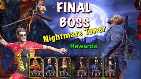 Nightmare Tower Final Boss Mk Mobile Youtube