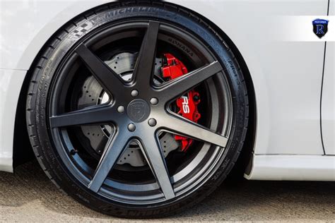 Audi Rs5 B8 White Rohana Rc7 Wheel Front